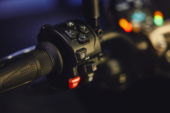 Triumph Trident 660 left side switchgear